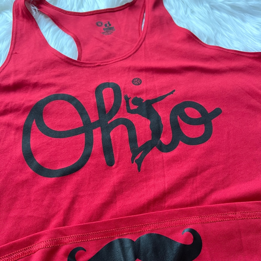 🏐HP🏐OHIO Script Volleyball Racer-back Workout Tank - Picture 8 of 8